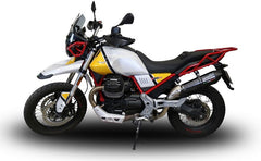 GPR Original For Moto Guzzi V85 Tt 2019/20 E4 Homologated Slip-On Exhaust Gp Evo4 Poppy | E4.GU.61.GPAN.PO