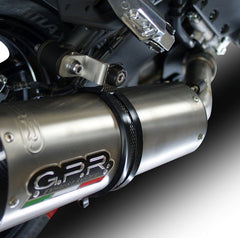GPR Original For Kawasaki Versys 1000 I.E. 2017/18 E4 Homologated Slip-On Exhaust M3 Titanium Natural | E4.K.175.M3.TN