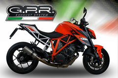GPR Original For Ktm Superduke 1290 R 2017/19 E4 Homologated Slip-On Exhaust M3 Titanium Natural | E4.KTM.96.M3.TN