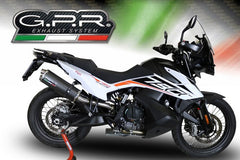 GPR Original For Ktm Adventure 790 2018/20 E4 Homologated Slip-On Exhaust Dual Poppy | E4.KTM.97.DUAL.PO