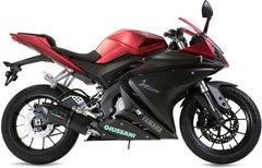 GPR Original For Yamaha Yzf-R 125 I.E. 2017/2019 E4 Homologated Full Exhaust Catalized Furore Evo4 Nero | E4.Y.210.CAT.FNE4