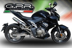 GPR Original For Zontes Zt 310 R 2018/20 E4 Homologated Full Exhaust Catalized Deeptone Inox | E4.Z.1.CAT.DE