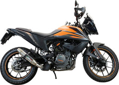 GPR Original For Ktm Adventure 390 2021 E5 Homologated Slip-On Exhaust Deeptone Inox | E5.KT.99.DE