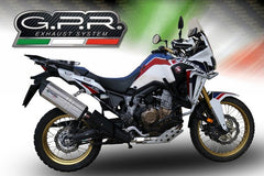 GPR Original For Honda Crf 1000 L Africa Twin 2015/17 E3 Homologated Slip-On Exhaust Sonic Titanium | H.226.SOTIT