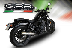GPR Original For Honda Cmx 500 Rebel 2018/20 E4 Homologated Slip-On Exhaust Ultracone | H.250.ULTRA