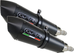 GPR Original For Kawasaki Z 1000 Sx 2017/19 E4 Pair Homologated Slip-On Exhaust Gpe Ann.Black Titanium | K.158.E4.GPAN.BLT