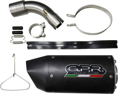 GPR Original For Ktm Adventure 390 2020 E4 Homologated Slip-On Exhaust Furore Evo4 Nero | KT.99.FNE4
