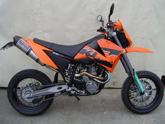GPR Original For Ktm Lc4 640 2005/06 Pair Homologated Slip-On Exhaust Gpe Ann.Titanium | KTM.14.GPAN.TO