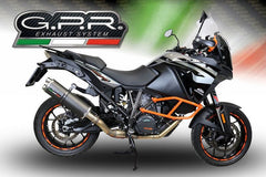 GPR Original For Ktm Lc 8 Adventure 1190 2013/16 E3 Homologated Slip-On Exhaust Dual Poppy | KTM.55.DUAL.PO