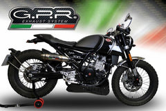 GPR Original For F.B. Mondial Hps 300 2018/20 E4 Homologated Slip-On Exhaust Deeptone Inox | MD.4.DE