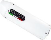 GPR Original For Mv Agusta F3 675 2012/16 E3 Homologated Slip-On Exhaust Catalized Albus Ceramic | MV.5.CAT.ALB