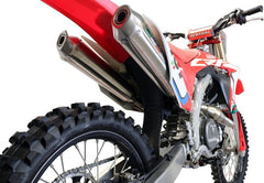 GPR Original For Honda Crf 450 R 2020 Mx Fim Competition Full Exhaust Pentacross Inox | PNT.MX.1.IO