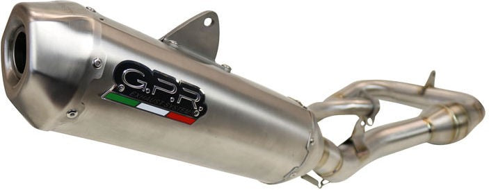 GPR Exhaust System Honda Crf 450 R 2021/2022 Mx competition full line Pentacross Inox | PNT.MX.9.IO