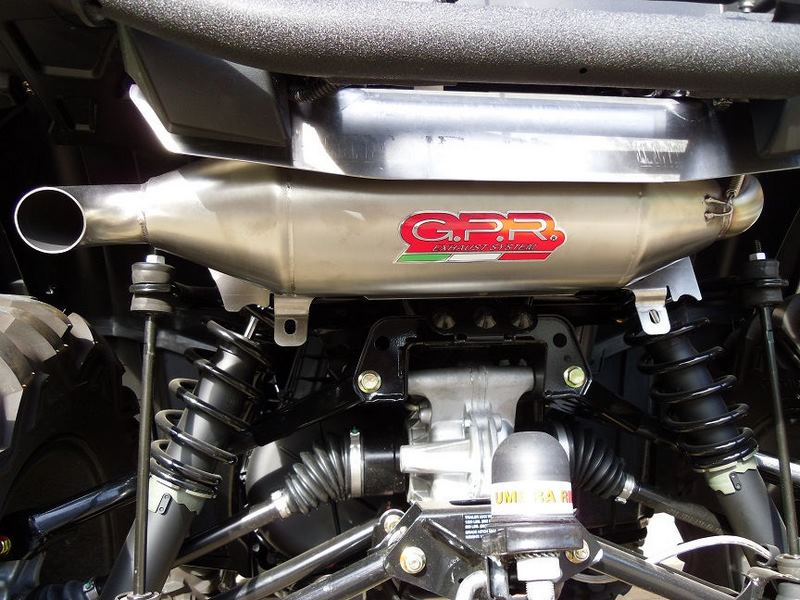 GPR Original For Polaris Xp 850 / Xp 850 Forest Homologated Slip-On Exhaust Deeptone Atv | QUSP.150.DEATV