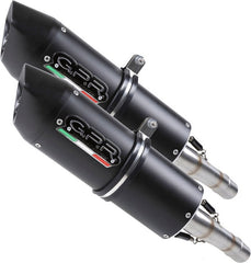 GPR Original For Yamaha Xjr 1200 4Pu/4Rb 1995/97 Pair Homologated Slip-On Exhaust Furore Nero | Y.64.1.FUNE