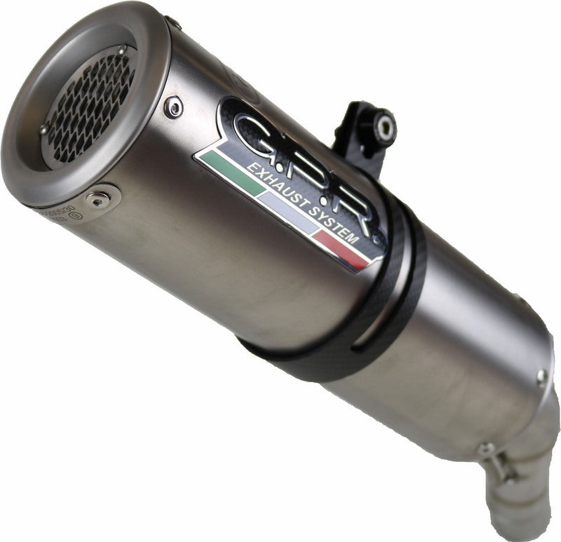 GPR HOMOLOGATED EURO 4 NOISE LEVEL SLIP-ON EXHAUST SYSTEM | E4.H.245.M3.TN