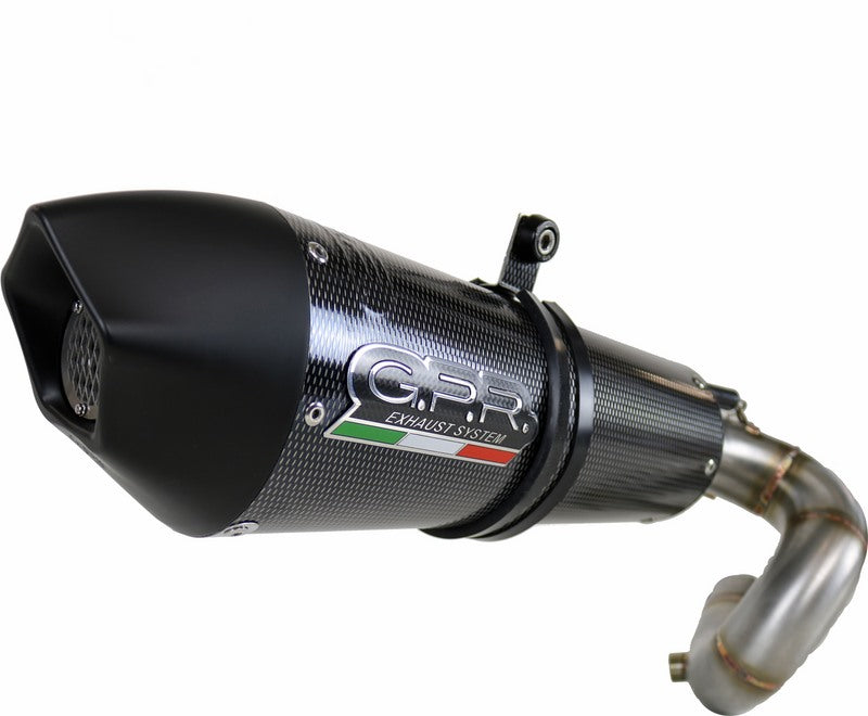 GPR HOMOLOGATED EURO 4 NOISE LEVEL SLIP-ON EXHAUST SYSTEM | E4.T.85.GPAN.PO