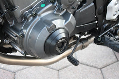 GSG MOTOTECHNIK Crash Pad set, Mounting plate black anodized for Yamaha XT 660X (2005 -) | 10211540-Y30-SH
