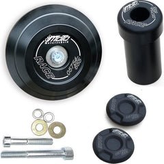 GSG MOTOTECHNIK Crash Pad set, Holding plate natural aluminium for Yamaha XT 660X (2005 -) | 10211540-Y30