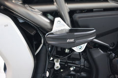 GSG MOTOTECHNIK Crash Pad Set “Streetline”, Attachments natural aluminium for Ducati X Diavel (2016 -) | 150-50-40-D26