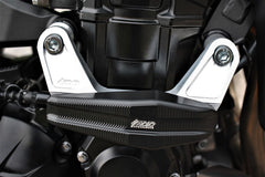 GSG MOTOTECHNIK Crash Pad Set “Streetline”, Attachments black anodized for Kawasaki Z 1000 (2014-2019) | 1505025-K69-SH