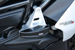 GSG MOTOTECHNIK Crash Pad Set “Streetline”, Attachments black anodized for Ducati Diavel 1260 / S (2019 -) | 1505040-D35-SH