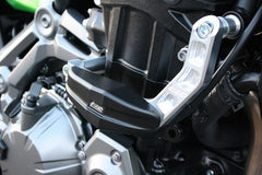 GSG MOTOTECHNIK Crash Pad Set “Streetline”, Adapter natural aluminium for Kawasaki Z 900 (2017 -) | 1505040-K66