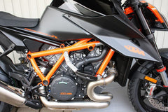 GSG MOTOTECHNIK Crash Pad Set “Streetline”, Attachments natural aluminium for KTM 1290 Super Duke R (2020 -) | 1505040-KM13