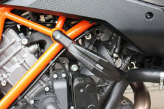 GSG MOTOTECHNIK Crash Pad set “Streetline” for KTM 1290 Super Duke GT (2016 -) | 1505040-KM9
