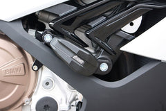 GSG MOTOTECHNIK Crash Pad Set “Streetline”, Attachments black for BMW S 1000 RR (2019 -) | 1505040105-W19-SH