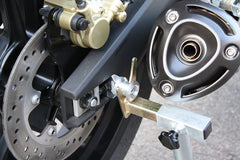 GSG MOTOTECHNIK Basic carrier for rear stand mounts, Natural Aluminium for Yamaha YZF-R 125 (2008-2018) | 30-40-15-Y36