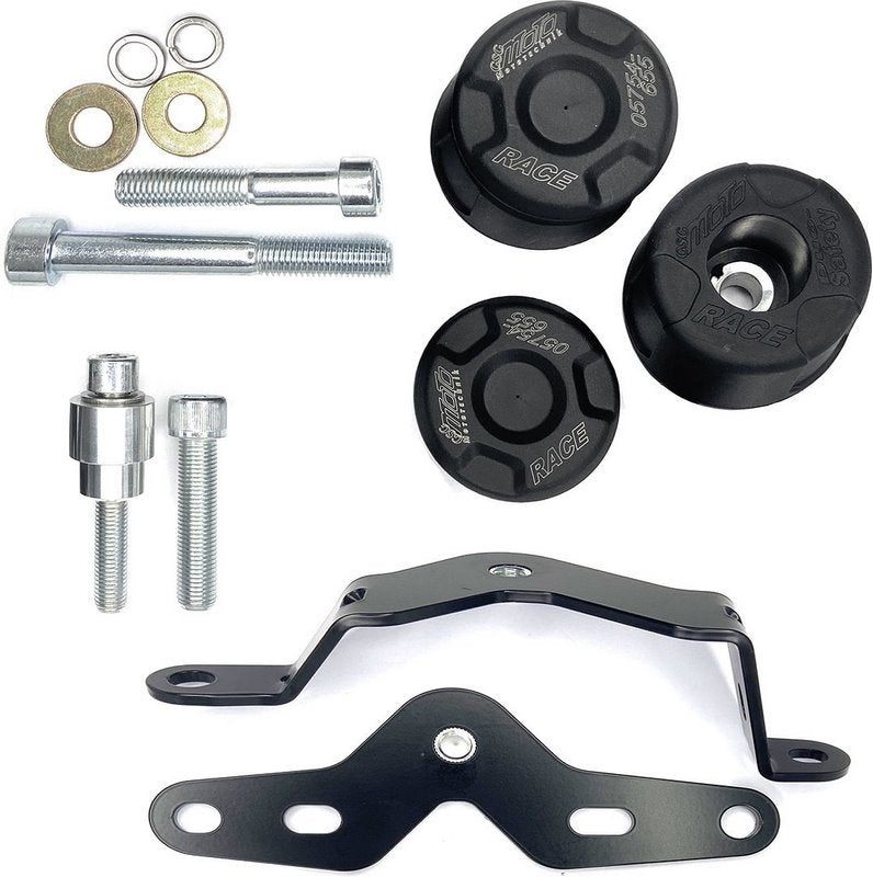 GSG MOTOTECHNIK Crash Pad set for Suzuki GSX-R 1000 (2017 -) | 3544330-S58-SH