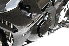 GSG MOTOTECHNIK Crash Pad set, Holding Plates Natural Aluminium for Suzuki GSX 1250 F (2010 -) | 3549350-S48