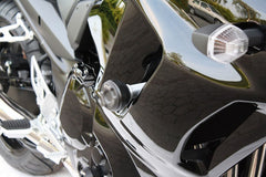 GSG MOTOTECHNIK Crash Pad set, Mounting Plates Black Anodized for Suzuki GSX 1250 F (2010 -) | 3549350-S48-SH