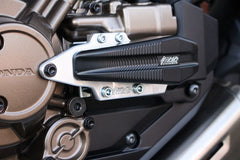 GSG MOTOTECHNIK Crash Pad Set “Streetline”, Bracket black anodized for Honda CRF 1100 L Afrika Twin Adventure Sports (2019 -) | 401505040-H73-SH