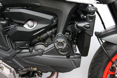 GSG MOTOTECHNIK Crash Pad set, Adapter Aluminium Black Anodized for Ducati Monster 937 (2021 -) | 4060240-D40-SH