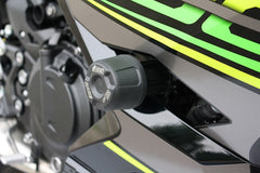 GSG MOTOTECHNIK Crash Pad set for Kawasaki Ninja 400 (2018 -) | 406024045-K72-DS-SH