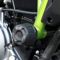 GSG MOTOTECHNIK Crash Pad set, Adapter Natural Aluminium for Kawasaki Z 650 (2017 -) | 4060250-K64