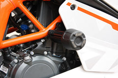 GSG MOTOTECHNIK Crash Pad set for KTM RC 390 (2015-2021) | 4060275-KM8-DS-SH