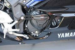 GSG MOTOTECHNIK Crash Pad set for Yamaha YZF R3 (2019 -) | 60701055025-Y58