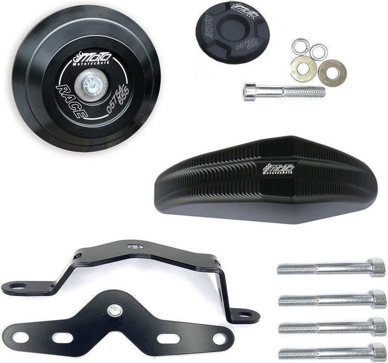 GSG MOTOTECHNIK Crash Pad set for Yamaha YZF R3 (2019 -) | 60701055025-Y58