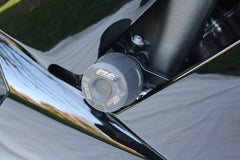 GSG MOTOTECHNIK Crash Pad set, Holding Plates Natural Aluminium for Kawasaki ZX-6R (2007-2008) | 6544055-K36-DS