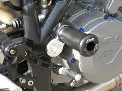 GSG MOTOTECHNIK Engine guard, Holding plates natural aluminium for KTM 990 Super Duke / R (2005 -) | 754195-KM11