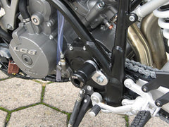 GSG MOTOTECHNIK Engine guard, Holding plates natural aluminium for KTM 990 Super Duke / R (2005 -) | 754195-KM11