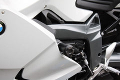 GSG MOTOTECHNIK Crash Pad set, Holding Plates Natural Aluminium for BMW K 1300 S (2009 -) | 75440105-W5