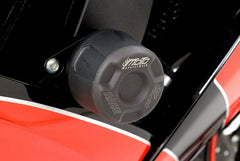 GSG MOTOTECHNIK Crash Pad set, Mounting Plates Black Anodized for Suzuki GSX-R 600 / GSX-R 750 (2008-2010) | 7544450-S42-SH