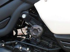GSG MOTOTECHNIK Crash Pad set, Mounting Plates Black Anodized for Triumph Tiger 1050 (2007 -) | 7544900-T19-DS-SH