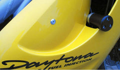 GSG MOTOTECHNIK Crash Pad set for Triumph Daytona T 595 / 955i (1997-2001) | 7549345-T4