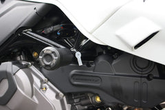 GSG MOTOTECHNIK Crash Pad Set, Adapter natural aluminium for Ducati Desert X (2022 -) | 7549385-D43
