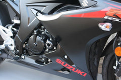 GSG MOTOTECHNIK Crash Pad set for Suzuki GSX-S / R 125 (2017 -) | 904131-S61-SH